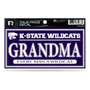 Kansas State University True Pride Decal (3X6) - Grandma