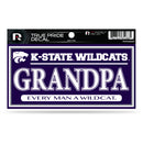 Kansas State University True Pride Decal (3X6) - Grandpa