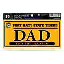 Fort Hays State 3" X 6" True Pride Decal - Dad (Alternate)
