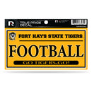 Fort Hays State 3" X 6" True Pride Decal - Football (Alternate)