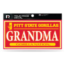 Pittsburg State 3" X 6" True Pride Decal - Grandma