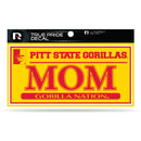 Pittsburg State 3" X 6" True Pride Decal - Mom (Alternate)