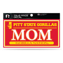 Pittsburg State 3" X 6" True Pride Decal - Mom