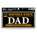 Emporia State 3" X 6" True Pride Decal - Dad