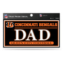 Bengals 3" X 6" True Pride Decal - Dad