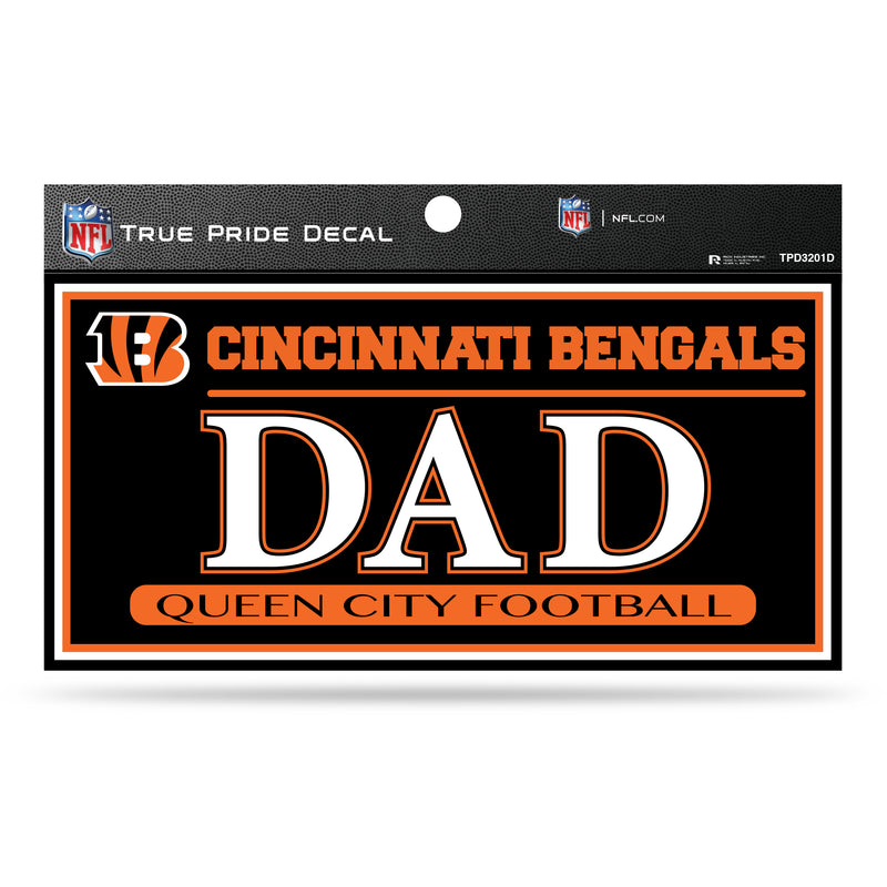 Bengals 3" X 6" True Pride Decal - Dad