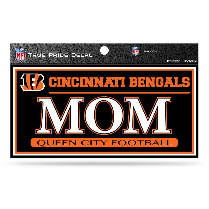 Bengals 3" X 6" True Pride Decal - Mom