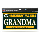 Packers 3" X 6" True Pride Decal - Grandma