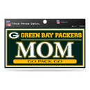 Packers 3" X 6" True Pride Decal - Mom