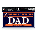 Virginia University True Pride Decal (3X6) - Dad