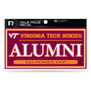 Virginia Tech 3" X 6" True Pride Decal - Alumni