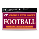 Virginia Tech 3" X 6" True Pride Decal - Football