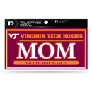 Virginia Tech 3" X 6" True Pride Decal - Mom