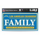 La Chargers True Pride Decal (3X6) - Family