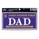 James Madison 3" X 6" True Pride Decal - Dad