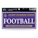 James Madison 3" X 6" True Pride Decal - Football