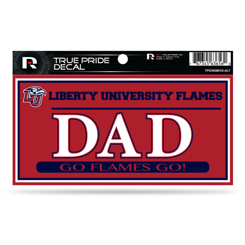 Liberty 3" X 6" True Pride Decal - Dad (Alternate)