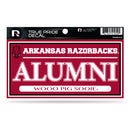 Arkansas University 3" X 6" True Pride Decal - Alumni