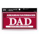 Arkansas 3" X 6" True Pride Decal - Dad