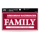 Arkansas 3" X 6" True Pride Decal - Family
