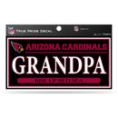 Cardinals - AZ 3" X 6" True Pride Decal - Grandpa