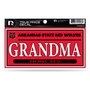 Arkansas State 3" X 6" True Pride Decal - Grandma