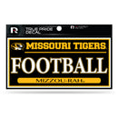 Missouri University 3" X 6" True Pride Decal - Football