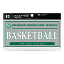 Northwest Missouri State 3" X 6" True Pride Decal - Basketball (Alternate)
