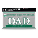 Northwest Missouri State 3" X 6" True Pride Decal - Dad (Alternate)