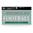 Northwest Missouri State 3" X 6" True Pride Decal - Football (Alternate)