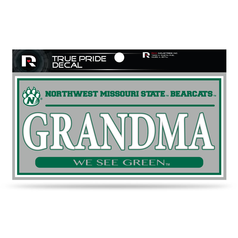 Northwest Missouri State 3" X 6" True Pride Decal - Grandma (Alternate)