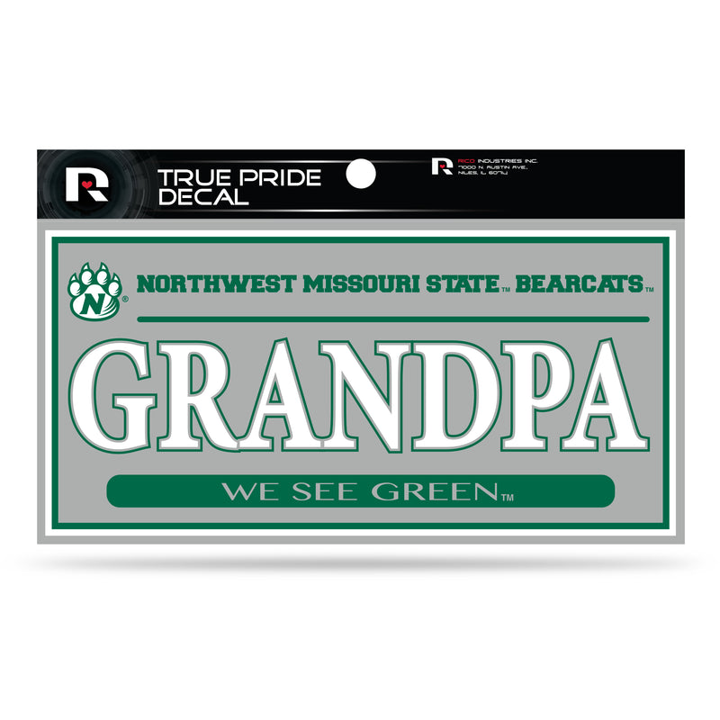 Northwest Missouri State 3" X 6" True Pride Decal - Grandpa (Alternate)