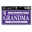 Northwestern 3" X 6" True Pride Decal - Grandma