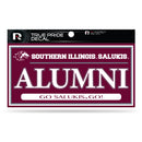 Southern Illinois 3" X 6" True Pride Decal - Alumni