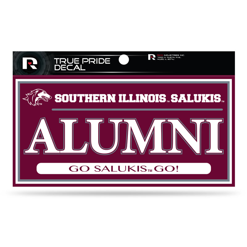 Southern Illinois 3" X 6" True Pride Decal - Alumni