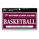 Southern Illinois 3" X 6" True Pride Decal - Basketball