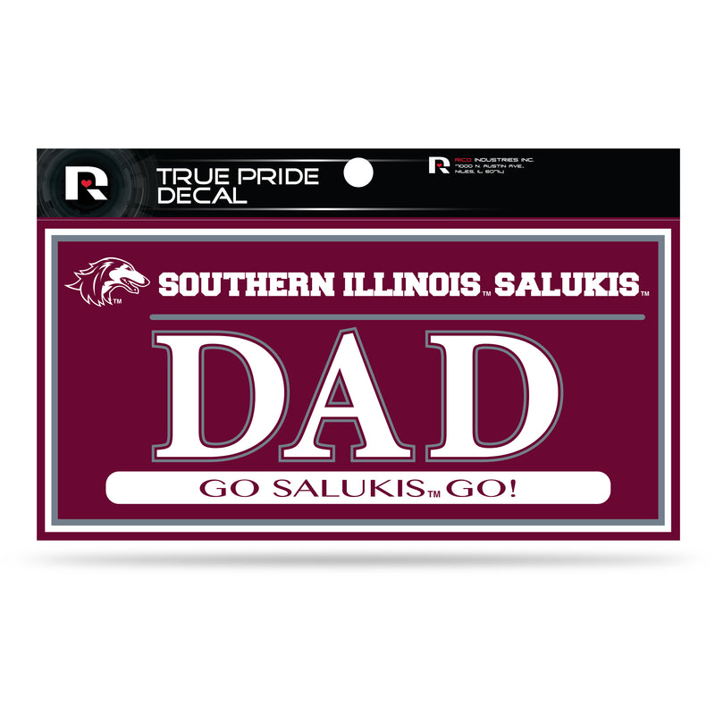Southern Illinois 3" X 6" True Pride Decal - Dad