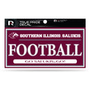 Southern Illinois 3" X 6" True Pride Decal - Football