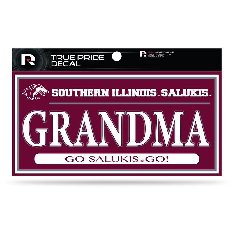 Southern Illinois 3" X 6" True Pride Decal - Grandma