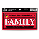 Illinois State 3" X 6" True Pride Decal - Family