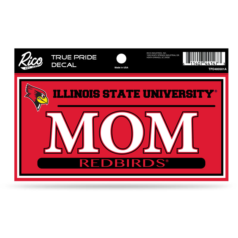 Illinois State 3" X 6" True Pride Decal - Mom