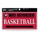 Northern Illinois 3" X 6" True Pride Decal - Basketball (Alternate)