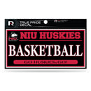 Northern Illinois 3" X 6" True Pride Decal - Basketball