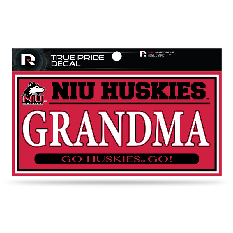 Northern Illinois 3" X 6" True Pride Decal - Grandma (Alternate)