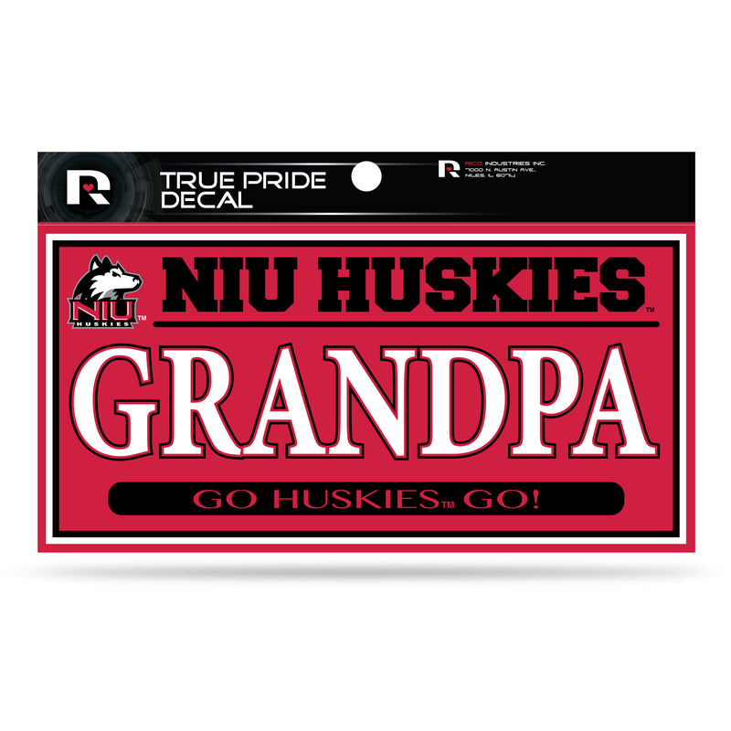 Northern Illinois 3" X 6" True Pride Decal - Grandpa (Alternate)