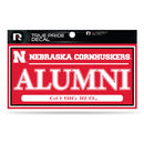 Nebraska University 3" X 6" True Pride Decal - Alumni