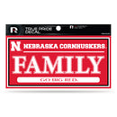 Nebraska 3" X 6" True Pride Decal - Family