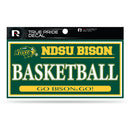 North Dakota State 3" X 6" True Pride Decal - Basketball