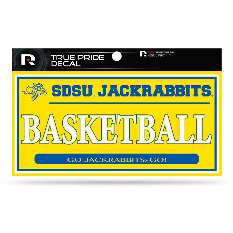 South Dakota State University 3" X 6" True Pride Decal - Basketball (Alternate)