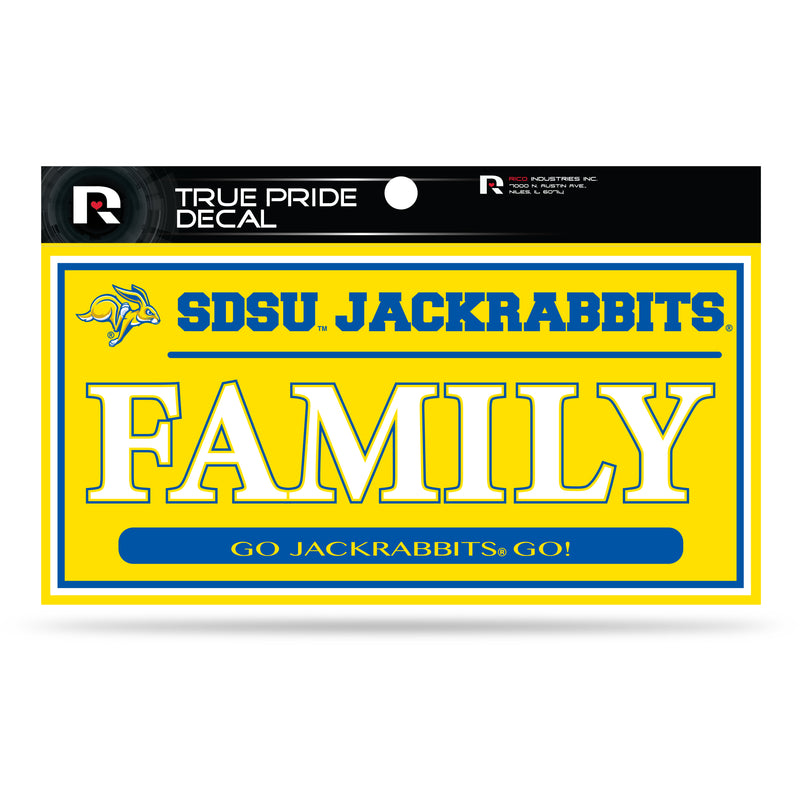 South Dakota State University 3" X 6" True Pride Decal - Family (Alternate)